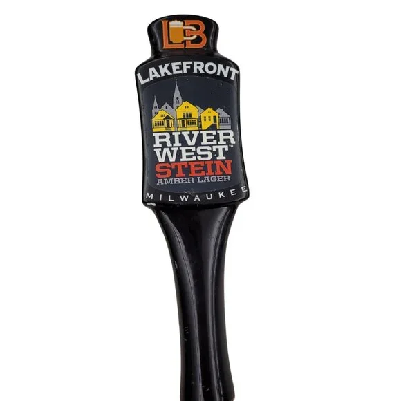 Lakefront River West Stein Amber Lager Tap Handle - Picture 2 of 3